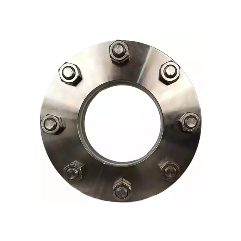 Stainless steel flange welding sight glass